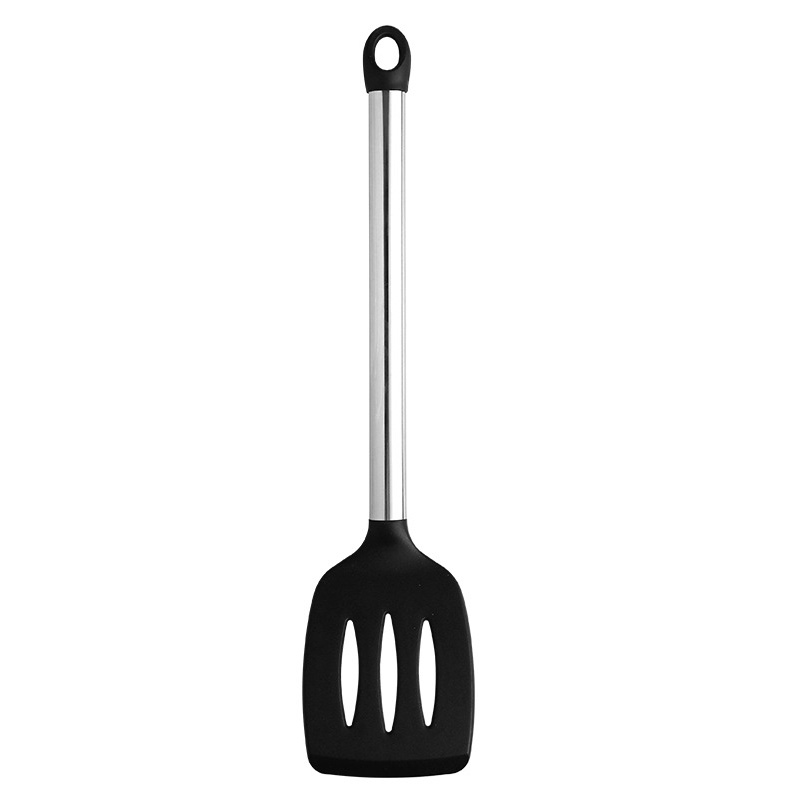 New Fashion Nonstick Turner Food Grade cooking slotted spatula kitchen utensil silicone turner